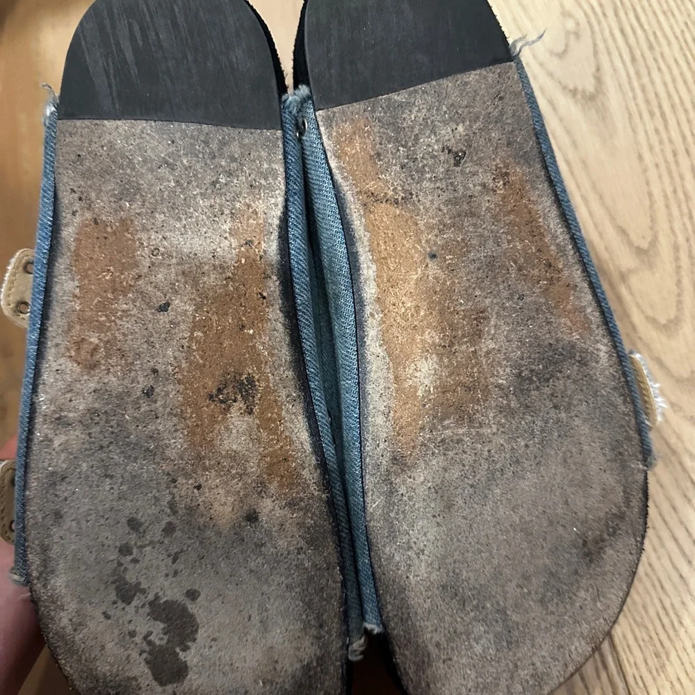 Isabel Marant Blue Denim Lennyo Sandals - Picture 4 of 5